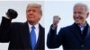 Ửng cử viên Đảng Cộng hoà Donald Trump (trái) và ứng cử viên Đảng Dân chủ Joe Biden.