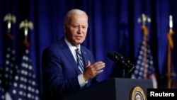 Tổng thống Mỹ Joe Biden phát biểu ở Salt Lake City, bang Utah